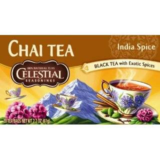   India Spice   20   Bag Celestial Seasonings Chai Original India Spice