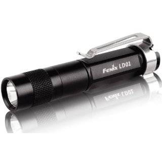 Fenix mini LD01 CREE Q5 80 Lumens LED Flashlight   black color, using 