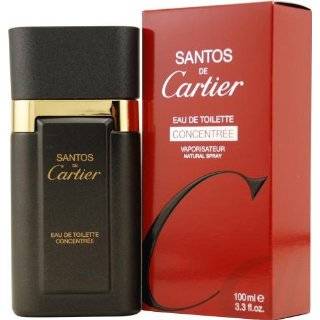 SANTOS For Men By CARTIER 3.3 oz EDT Spray SANTOS For Men By CARTIER 