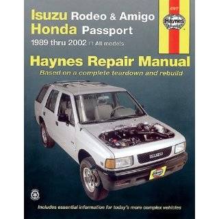 Haynes Isuzu Rodeo, Amigo & Honda Passport 1989 …