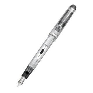   Custom 74 Demonstrator Fountain Pen, Clear Barrel, Medium Nib, (60555