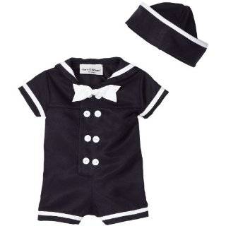 Rare Editions Baby boys Newborn Nautical Boy Suit with Hat