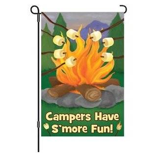   Campers Have Smore Fun Mini Garden Flag Decor Patio, Lawn & Garden