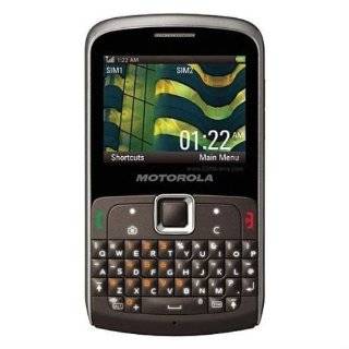 Motorola EX115TITU Unlocked Dual Sim Cell Phone with QWERTY Keyboard 