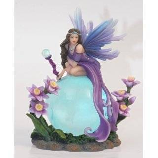  April Birthstone Fairy On Bubble Figurine