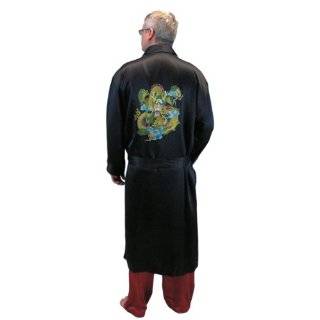  Mens Silk Robe   Blissful Buddha   100% Silk Luxury Robe 