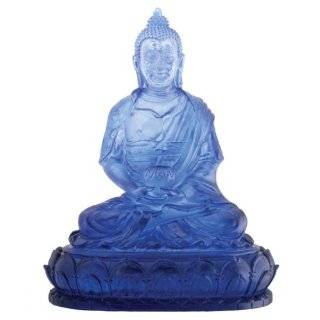 Buddhist Blue Amitabha Religious Buddhism Statue Figurine Collectible