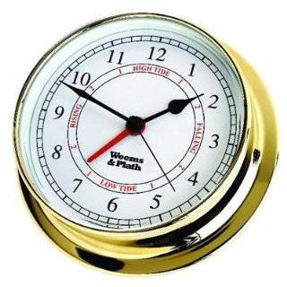  Brass Nautical Time & Tide Clock (7 Base) Sports 