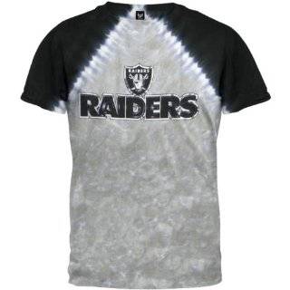  Oakland Raiders Logo V Tie Dye T shirt