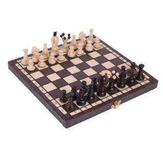 The Kasbah   Unique Wood Chess Set w/ Board & Storage