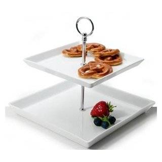 TWO TIER LAZY SUSAN CAKE STAND 