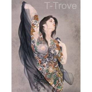 Tattoo Japanese Lady Wall Scroll R41