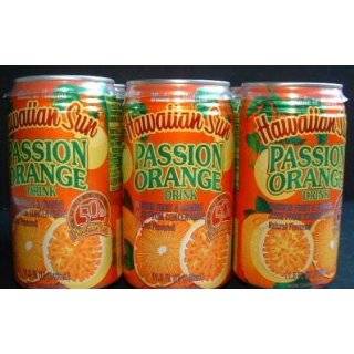 Hawaiian Sun Passion Orange Guava (12 Cans)  Grocery 