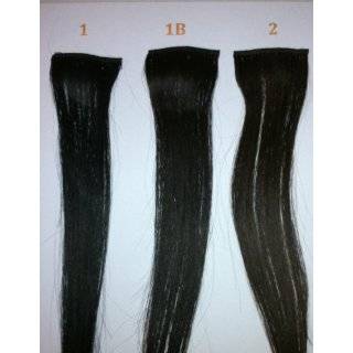 14 Silky Straight 100% Human Hair Clip On In Extension 8 Wide Piece 