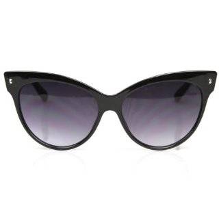 Modified Cat Eye Sunglasses In Black with Gradation Finish Modified 