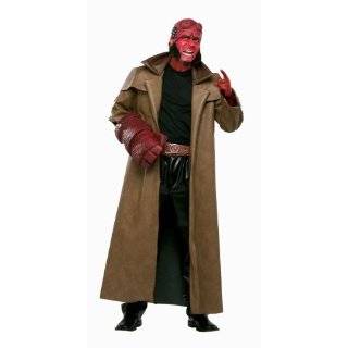 Adult Plus Size Hellboy Costume Fits most adults 44 50 Hellboy Full 