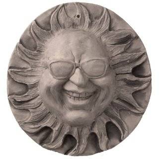 Terra Cotta Sun Face Wall Plaque Southwest Red Clay 