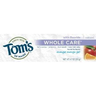  Toms of Maine Whole Care Fluoride Toothpaste, Wintermint 