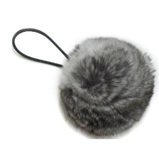   Off White Mink Hair Band Mink Or Rex Chinchilla Fur Covered Hair Band