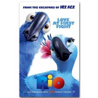 Rio Poster   Love Teaser Flyer   11 X 17 2011 Movie Animated Anne 