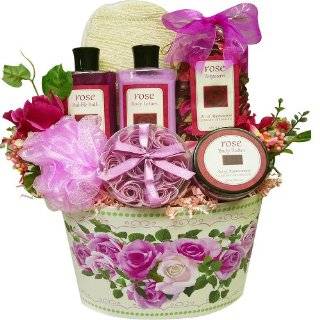 Art of Appreciation Gift Baskets Mums English Rose Garden Spa Bath 