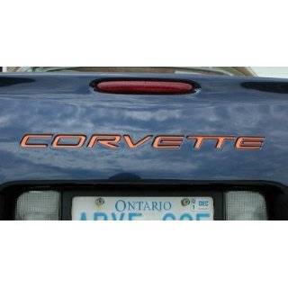 Rear Bumper Vinyl Inlay Decal   C5 Corvette 97 04   (Color Reflective 