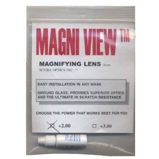MAGNI VIEW 2x Mask Magnifying Lens Great for Scuba Divers and Water 
