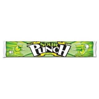 Sour Punch Straws, Zappin Apple, 2 Ounce Packages (Pack of 24)
