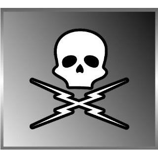 Death Proof Skull and Bone Grindhouse Vinyl Decal Bumper Sticker 5 X 