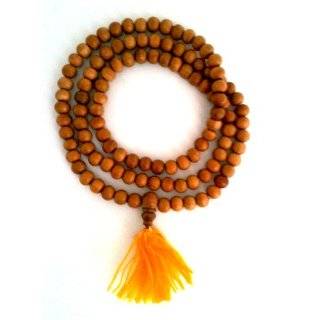  ~ Tibetan 108 Beads Pure 10mm SANDAL WOOD Mala ~ 