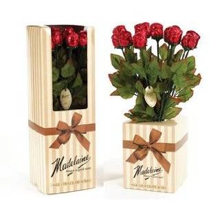 Chocolate Roses 19in Semi Solid Premium Milk Gift Boxed Pkg/12  