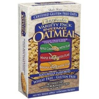 Glutenfreedas Instant Oatmeal, Variety Pack, 6 Count Packets (Pack of 