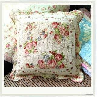   CHIC ROSE PINK TAPESTRY 18 FILLED CUSHION PILLOW 