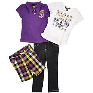 Mecca Royal Crest 3 Piece Outfit (Sizes 2T   4T)   fuschia, 2t Mecca 