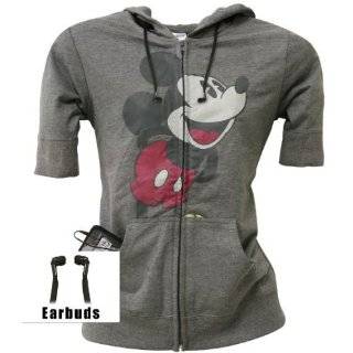   Mickey Mouse   Star Sketch Juniors Zip Hoodie Buddie Clothing