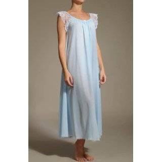  Amanda Rich Lace Trim Ankle Length Nightgown (164 