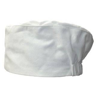  CHEF HAT BEANIE STYLE WHITE ONE SIZE FITS MOST Clothing