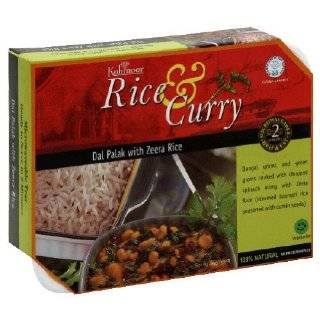 Kohinoor Rice & Curry, Dal Palak with Zeera Rice, 12.3 Ounce (Pack of 