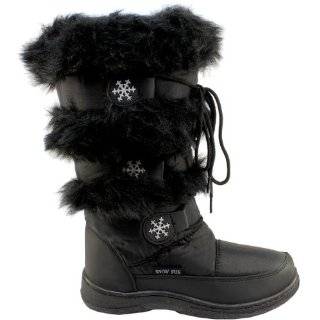 Womens New Tall Winter Snow Boots Waterproof Fur Lined