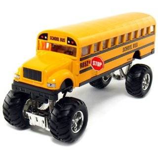 com Set of 3 School Buses 8¼ Die cast Yellow School Bus, Pull Back 