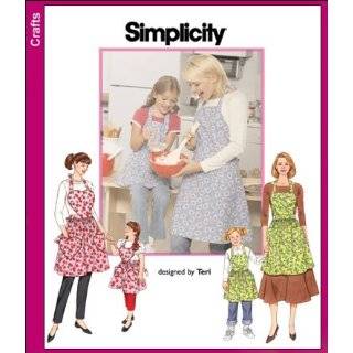 Simplicity 3949 Sew Pattern CHILDS AND MISSES APRONS
