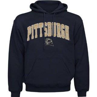   Soffe University of Pittsburgh Hoodie with Arch and Mascot Clothing