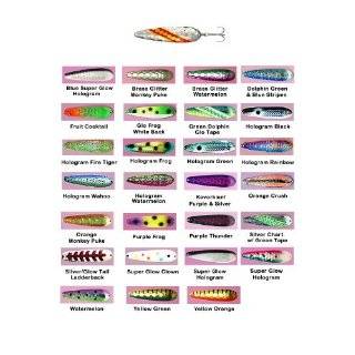LOT of 12 Assorted Colors Laser Fishing Spoons Trolling Casting Salmon 