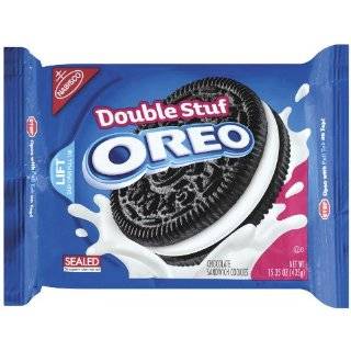 Oreo Double Stuff Chocolate Sandwich Cookie, 15.35 Ounce (Pack of 4)