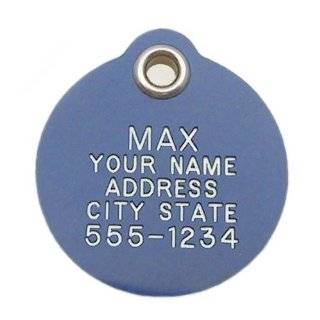  Tag   Bone   Custom engraved cat and dog ID tags. Pet safety tag has 