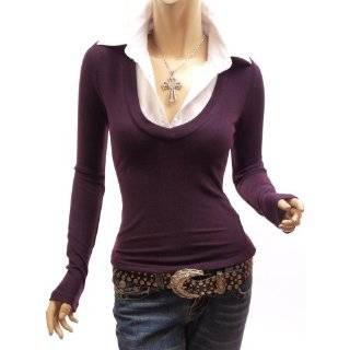   Patty Women Cowl Neck Button Embellished Ruched Blouse Top Clothing