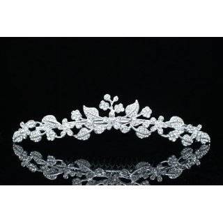    Flower Girl Pageant Princess Crown Tiara Hair Comb T24 Beauty