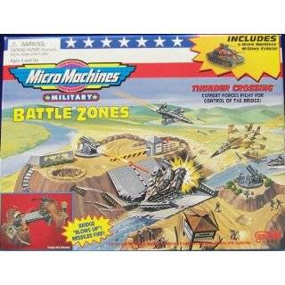 Micro Machines Military Battle Zones Thunder Crossing Playset