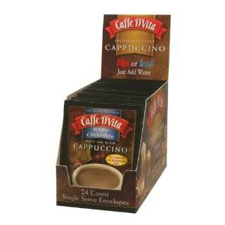 Caffe DVita White Chocolate Cappuccino, 0.5 Ounce Envelopes (Pack of 