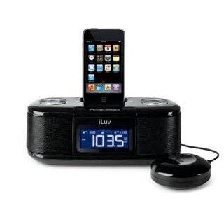  iLuv Vibe Plus Bed Shaker Dual Alarm Clock Dock for iPhone 